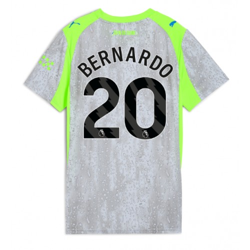 Fotballdrakt Dame Manchester City Bernardo Silva #20 Tredjedrakt 2025-26 Kortermet